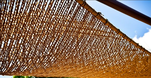 Choisissez la voile d'ombrage en fibre de coco pour votre jardin